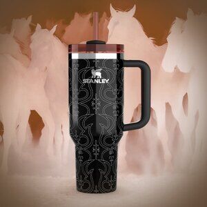 NEW Ltd Ed Barbie x Stanley 80s Western Ken Quencher 40oz | Keep Drinks Cold/Hot